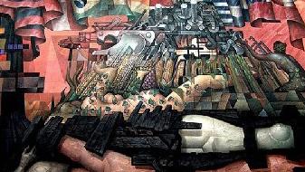 Imagen de Finaliza restauración del mural "Presencia de América Latina" del artista mexicano Jorge González Camarena
