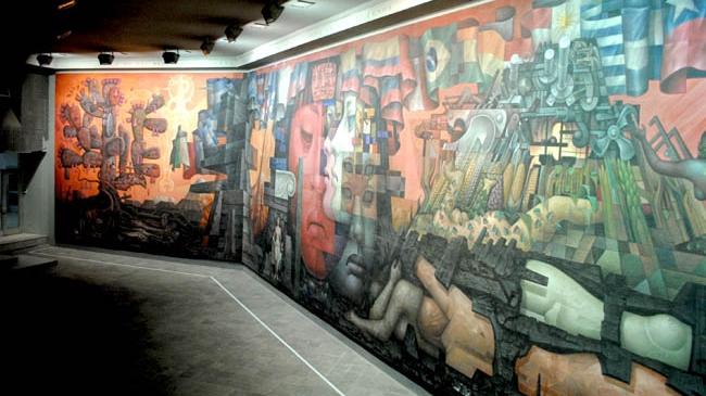 Imagen del monumento Mural "Presencia de América Latina" de Jorge González Camarena