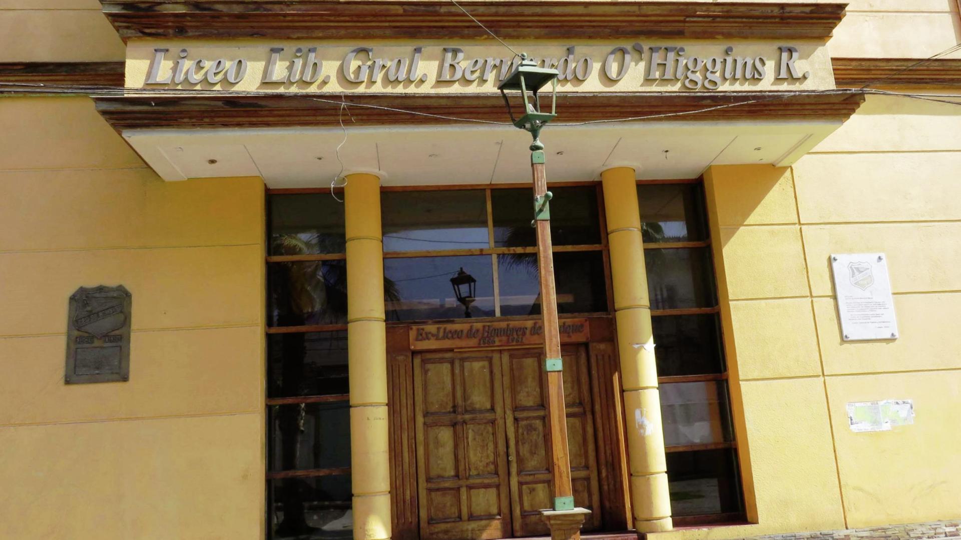 Imagen del monumento Placa Liceo Libertador General Bernardo O'Higgins