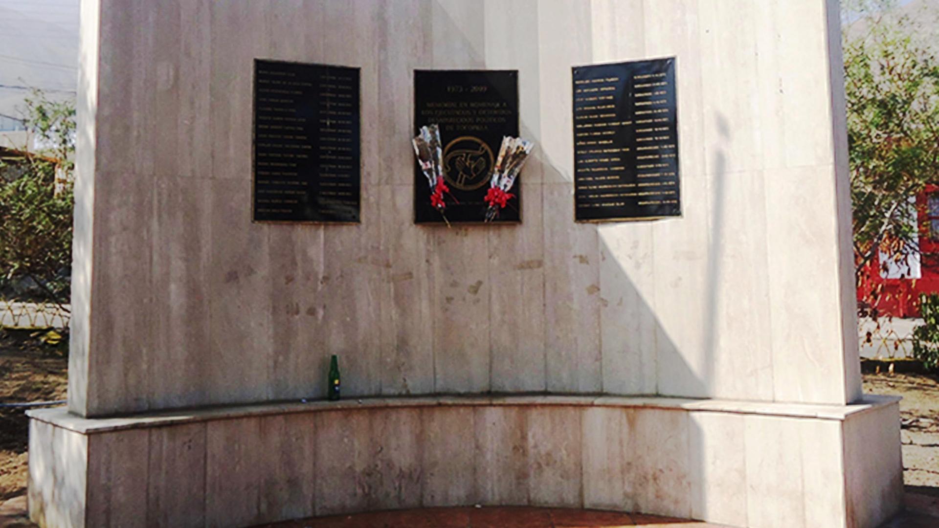 Imagen del monumento A Los Detenidos Desaparecidos