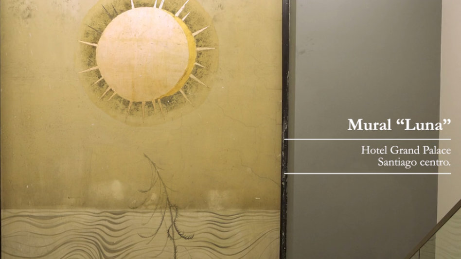 Imagen del monumento Mural "Luna" de Nemesio Antúnez