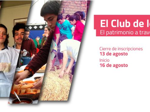 Imagen de Se abre convocatoria para  Club de los Sábados del segundo semestre