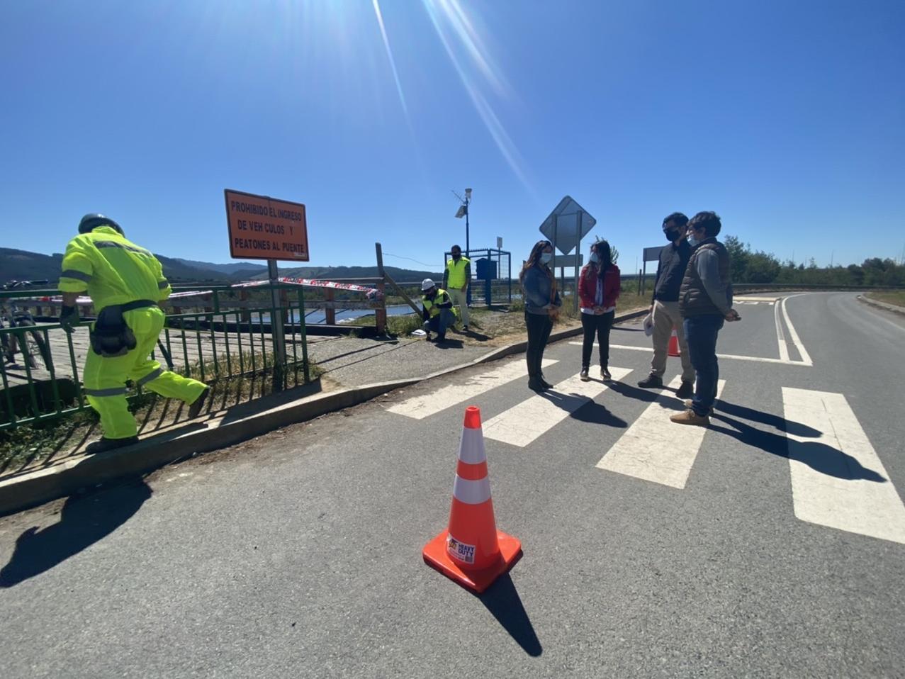 Imagen de Comenzaron obras de cierre provisorio en Puente Confluencia
