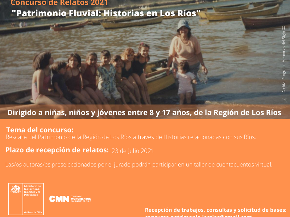 Imagen de Concurso de Relatos 2021 “Patrimonio Fluvial: Historias en Los Ríos”