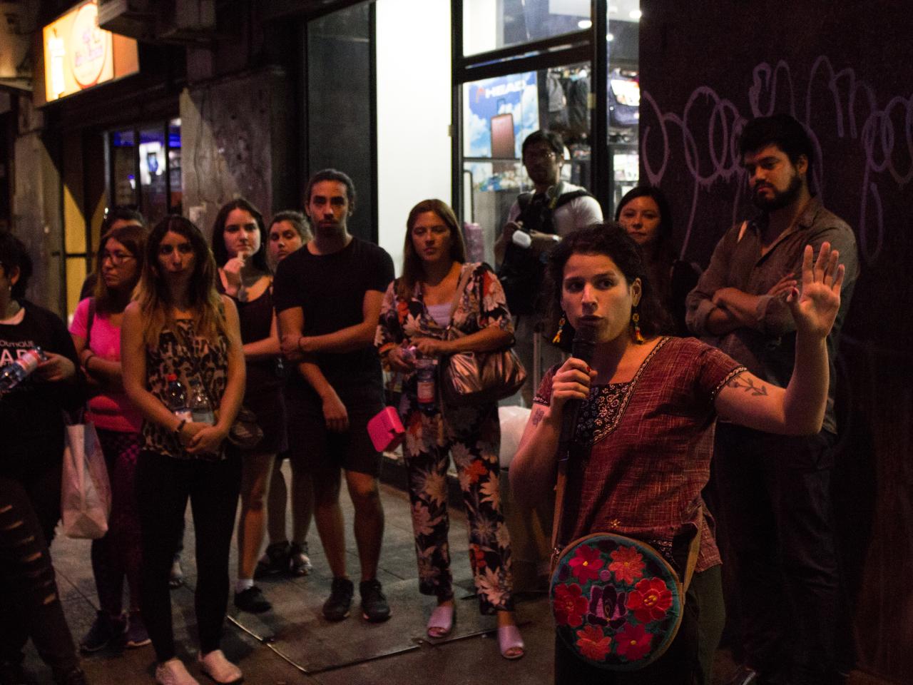 Imagen de Ruta de las memorias de las mujeres recorrió Santiago