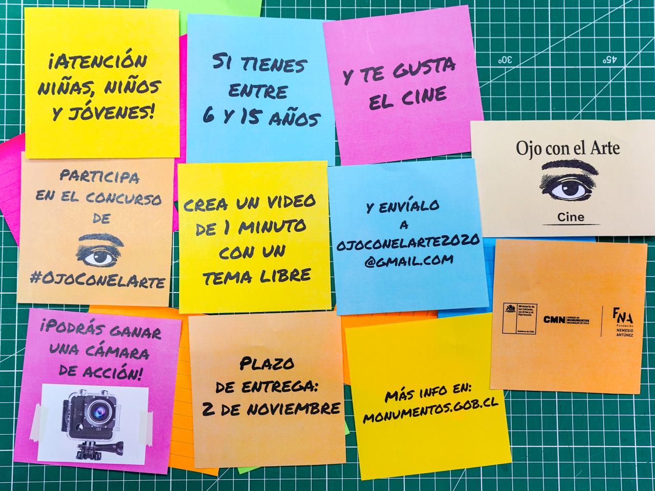 Imagen de Bases del sorteo “Cine” Programa “Ojo con el Arte” 07 de noviembre de 2020