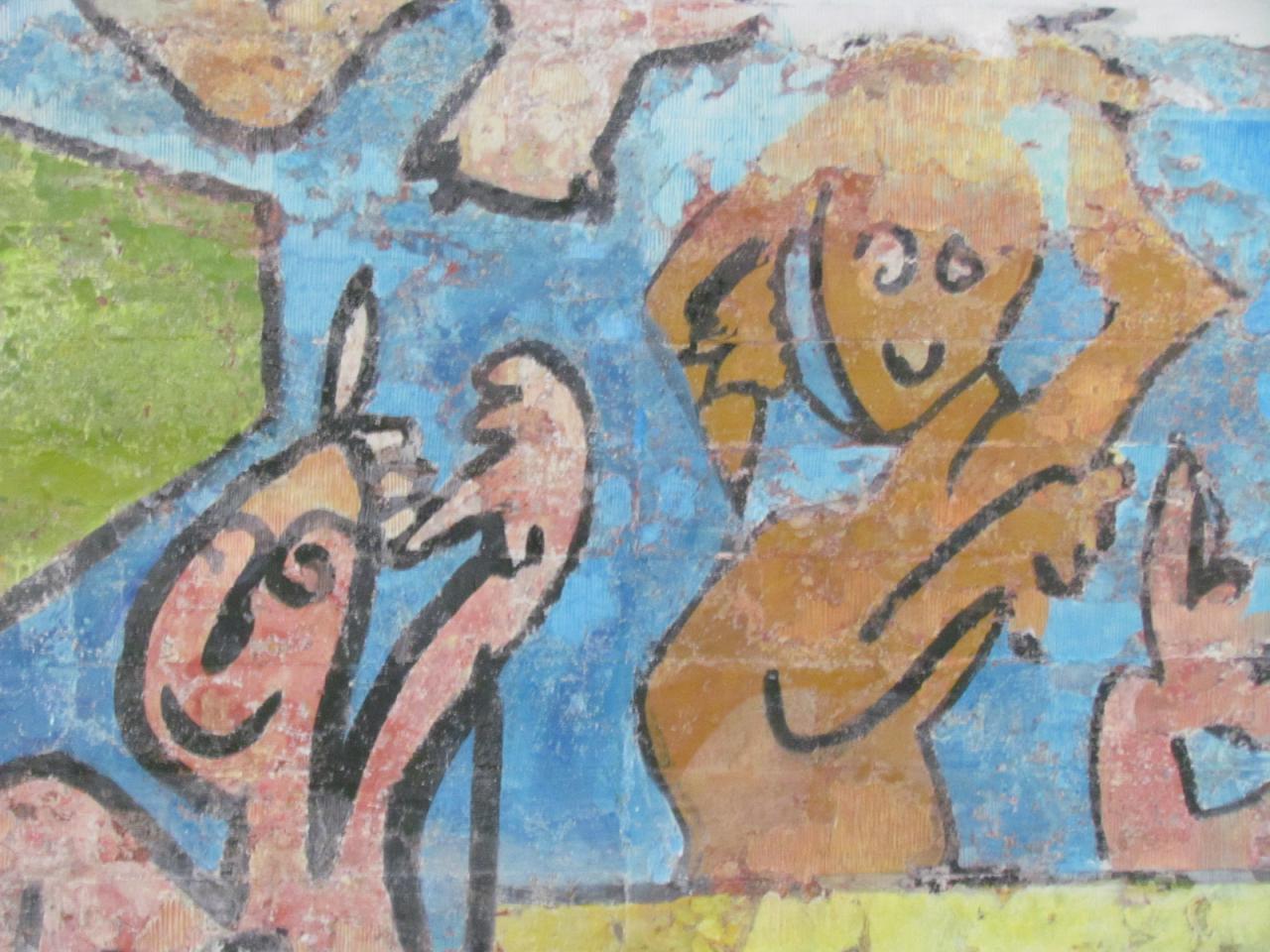 Imagen del monumento Mural &amp;amp;quot;El Primer Gol del Pueblo Chileno&amp;amp;quot; de Roberto Matta