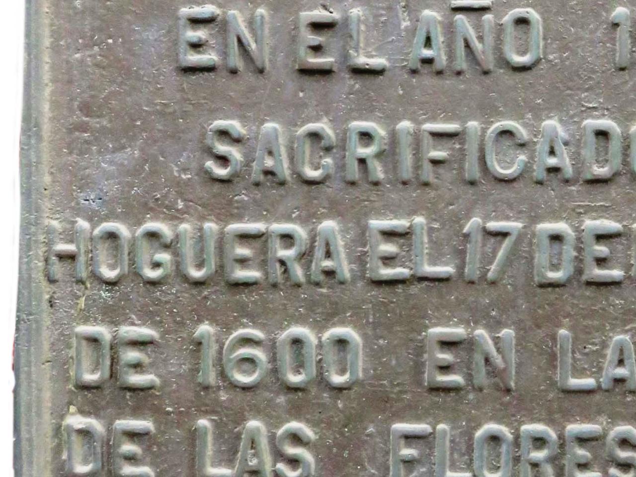 Imagen del monumento Giordano Bruno