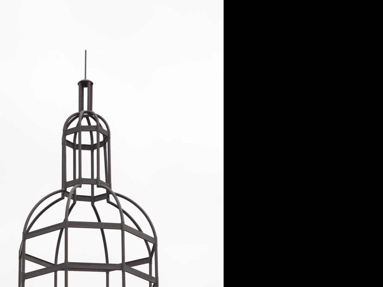 Imagen del monumento Torre, atrio y uno de los muros perimetrales de la Iglesia de la Inmaculada Concepción