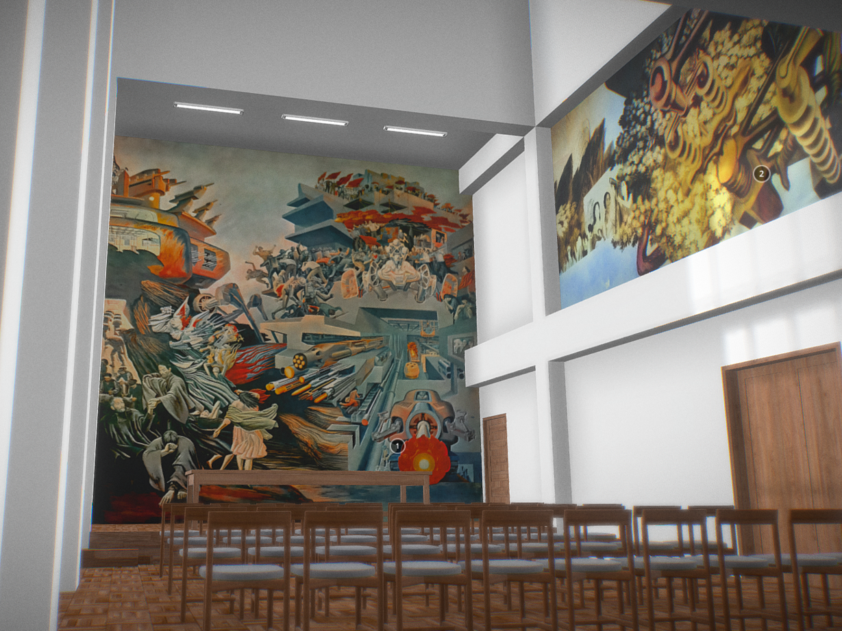 Imagen de CMN aprueba declaratoria como Monumento Histórico del mural “Principio y fin” de Chillán