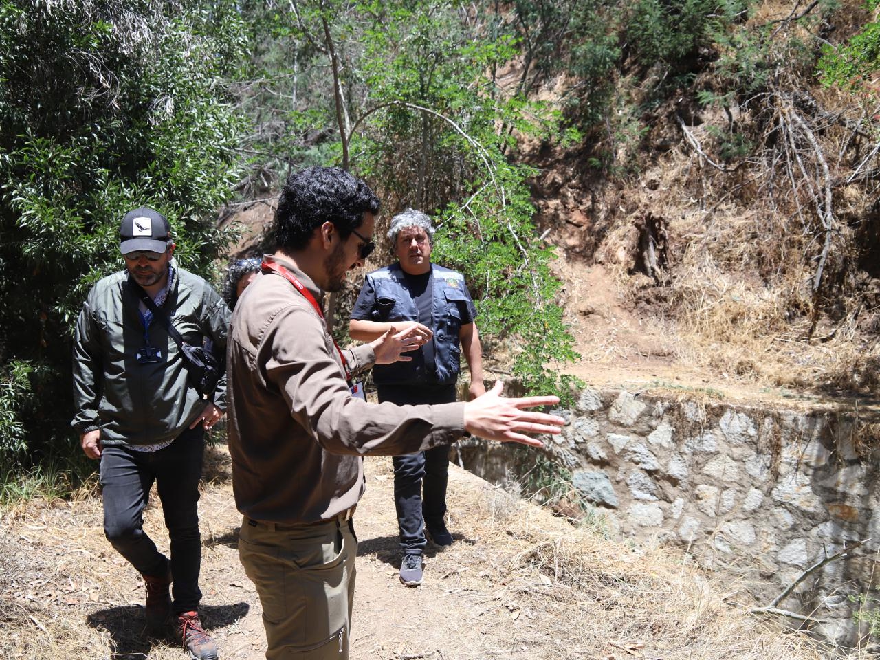 Imagen de Profesionales de la ST CMN realizaron inspección en Santuario de la Naturaleza Palmar El Salto de Viña del Mar