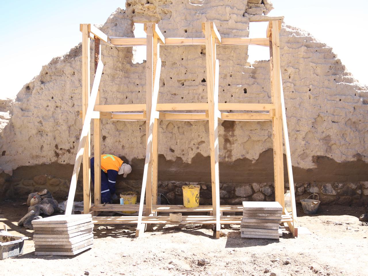 Imagen de Consejo de Monumentos Nacionales concluye obras de emergencia en Pucará de Turi, en la región de Antofagasta