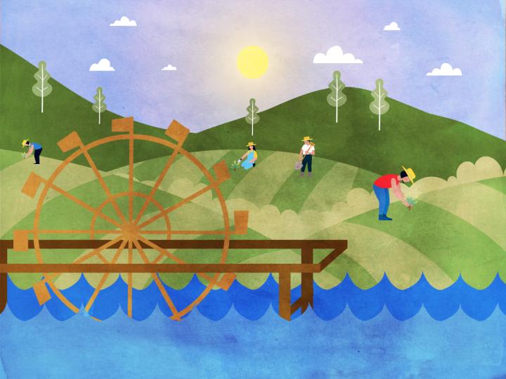 Ilustración Azudas de Larmahue