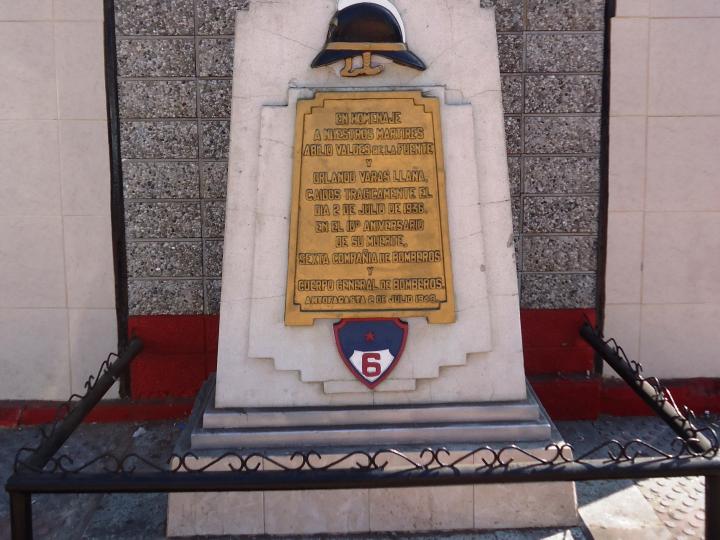 Imagen del monumento Al Bombero