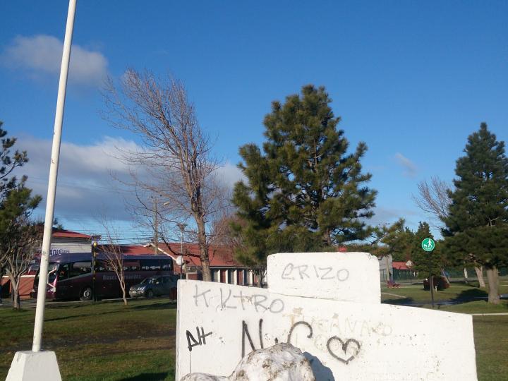 Imagen del monumento A Los Hijos De Chiloé