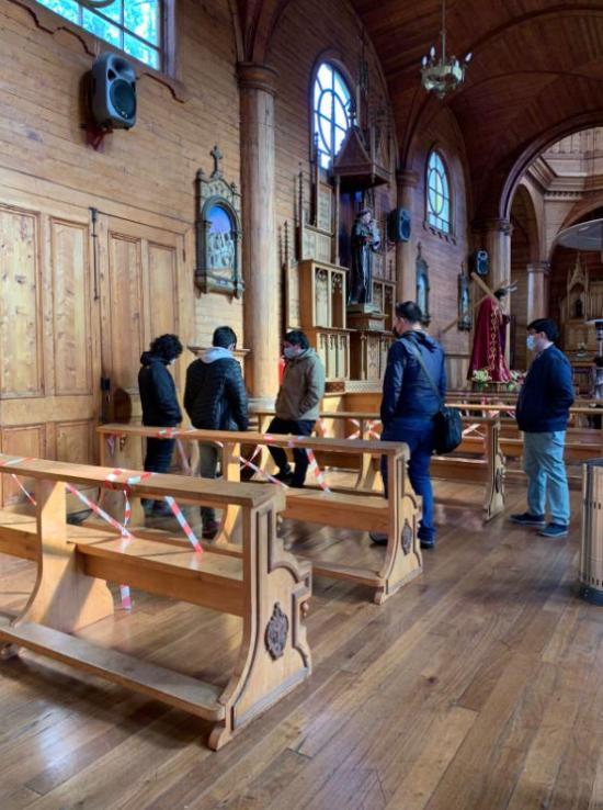 Imagen de CMN da inicio a trabajos de normalización eléctrica en Iglesia San Francisco de Castro
