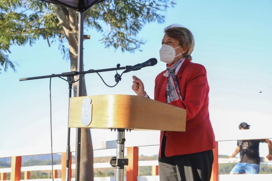 Imagen de Ministra de las Culturas encabeza reapertura al uso peatonal del Puente Confluencia en Ñuble