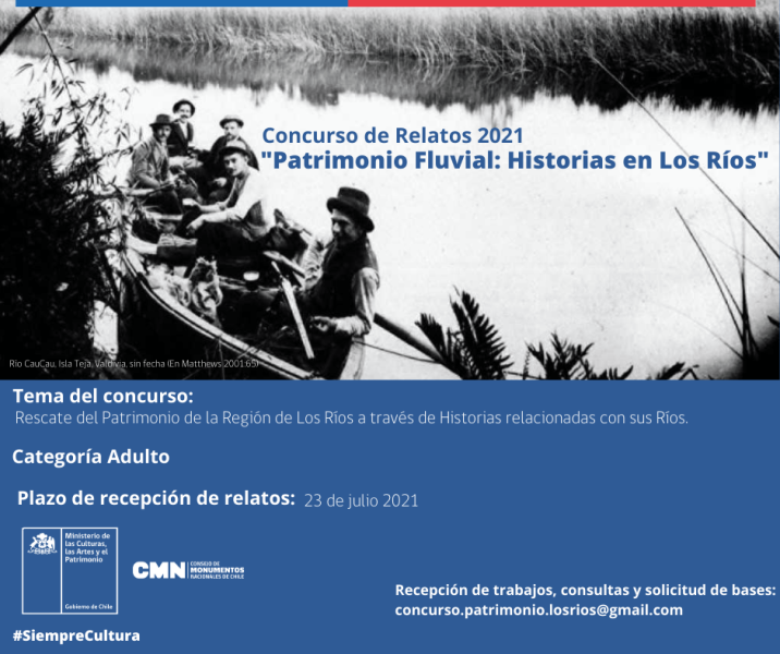 Imagen de Concurso de Relatos 2021 “Patrimonio Fluvial: Historias en Los Ríos”