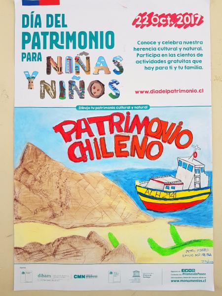 Imagen de Resultados concurso creación afiche del Día del Patrimonio para Niñas y Niños