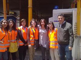 Imagen de Verifican avance en recuperación de fachada del edificio El Mercurio y nueva obra en su interior