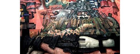 Imagen de Finaliza restauración del mural &amp;quot;Presencia de América Latina&amp;quot; del artista mexicano Jorge González Camarena