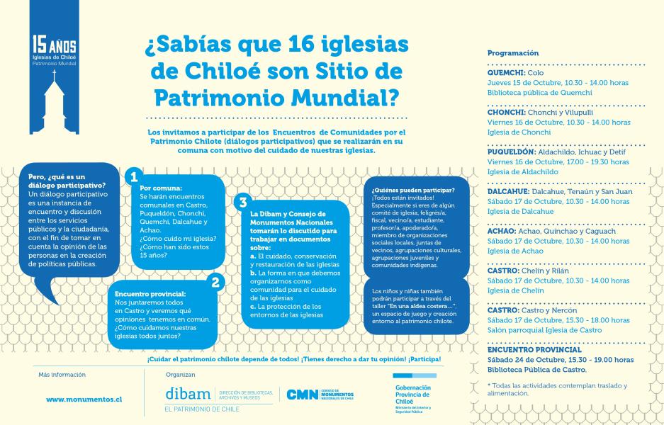 Imagen de Encuentros participativos se llevarán a cabo en sitio de Patrimonio Mundial de Chiloé durante octubre