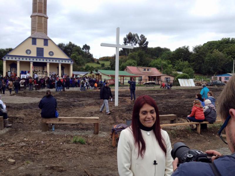 Imagen de Entregan a la comunidad restauración de la Iglesia de Chelín en Chiloé