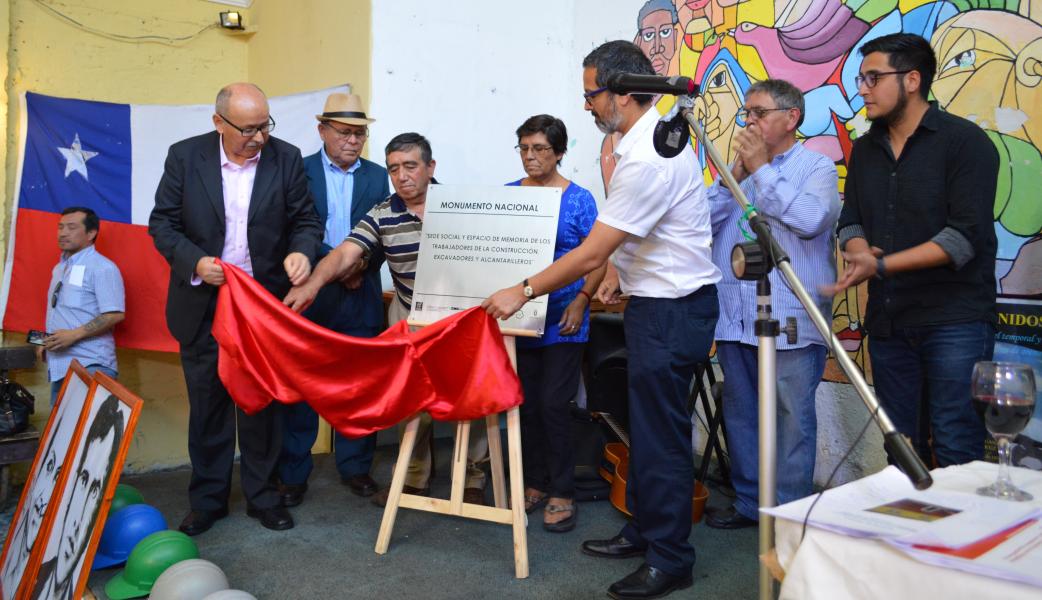 Imagen de Se celebró la Declaratoria de Monumento Nacional del Sindicato de Trabajadores de la Construcción, Excavadores y Alcantarilleros