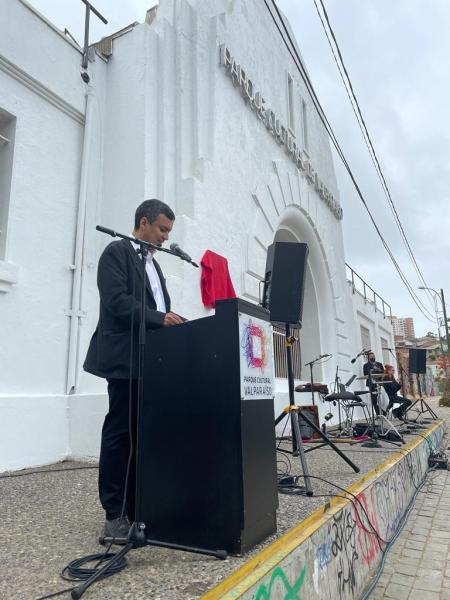 Imagen de Parque Cultural de Valparaíso cuenta con placa que lo identifica como Sitio de Memoria