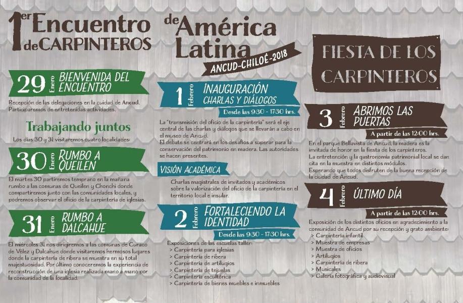 Imagen de CMN invita al 1er Encuentro de Carpinteros de América Latina en Chiloé