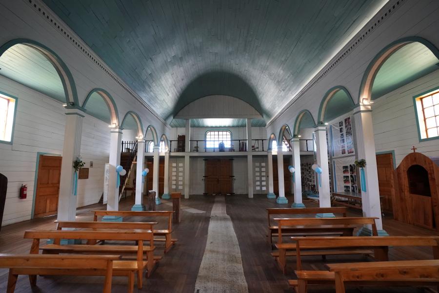 Imagen de CMN culmina obras de emergencia en Iglesia de Tenaún, en Chiloé
