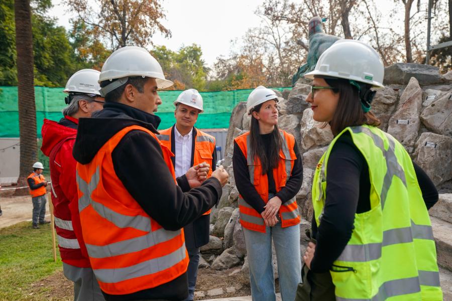 Imagen de Trabajos de restauración del monumento Fuente Alemana presenta 30% de avance