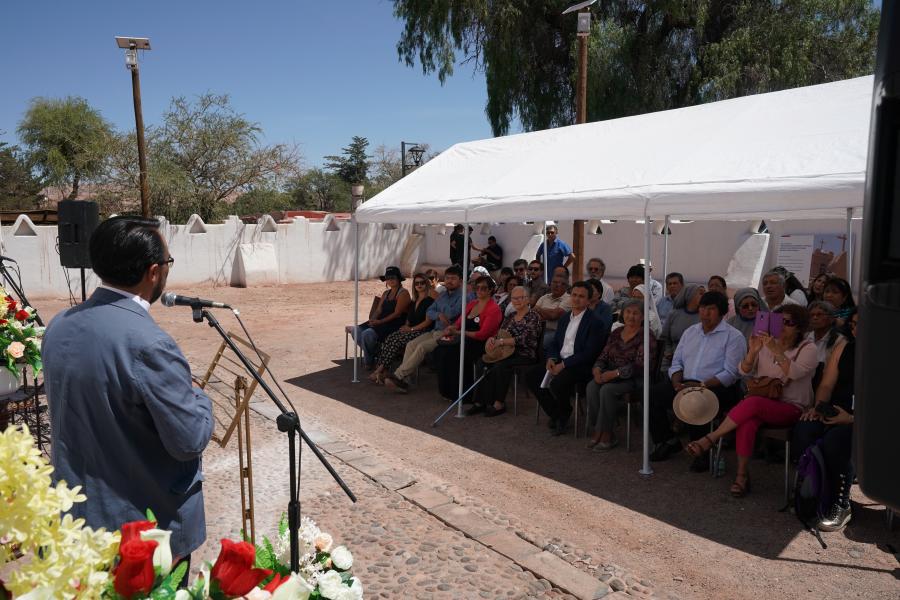 Imagen de Consejo de Monumentos Nacionales inaugura obras que protegerán la estructura de la Iglesia de San Pedro de Atacama