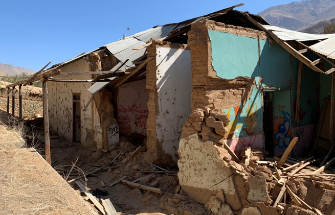 Imagen de Inician obras de emergencia en ex escuela n°10 de Pisco Elqui, parte de la Ruta Mistraliana