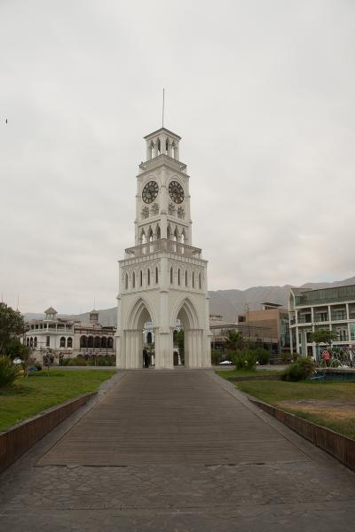 Imagen del monumento Torre-reloj de la Plaza Prat de Iquique