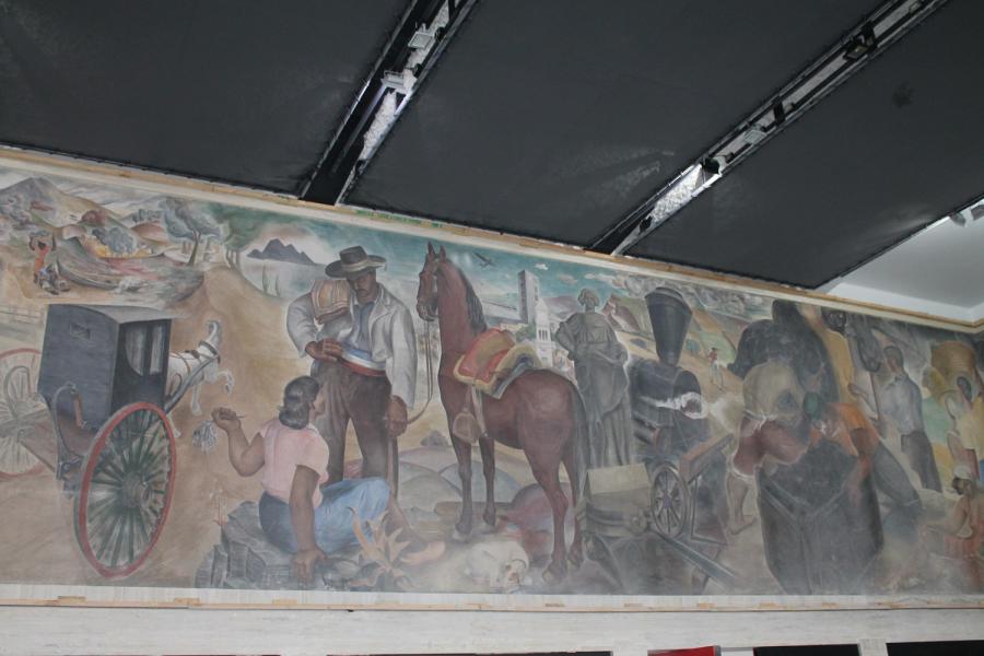 Imagen del monumento Mural &amp;quot;Historia de Concepción&amp;quot; de Gregorio de la Fuente