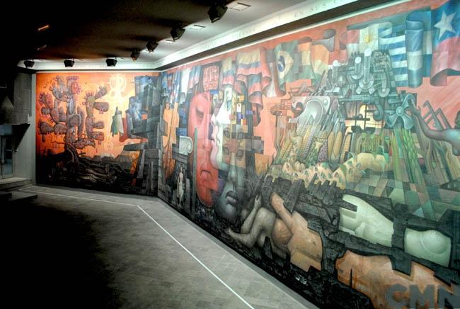 Imagen del monumento Mural &amp;quot;Presencia de América Latina&amp;quot; de Jorge González Camarena
