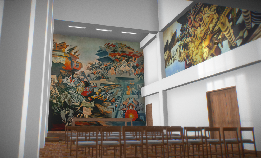 Imagen de CMN aprueba declaratoria como Monumento Histórico del mural “Principio y fin” de Chillán