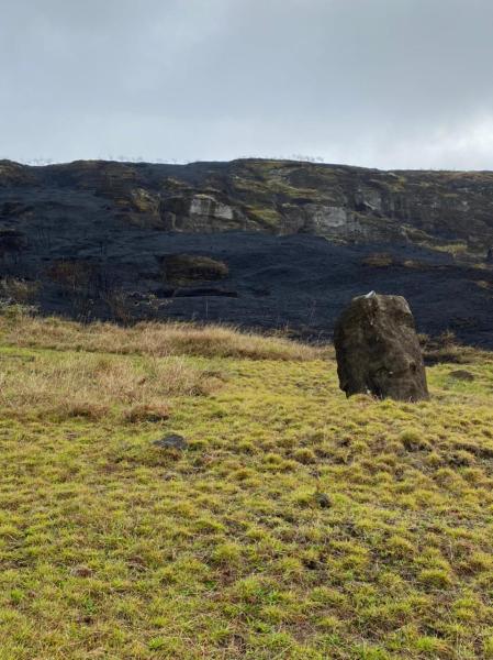 Imagen de  INCENDIO EN VOLCÁN RANO RARAKU