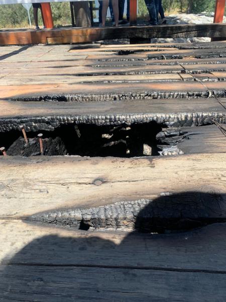 Imagen de Incendio en Puente Confluencia: Consejo de Monumentos llama a restringir el tránsito