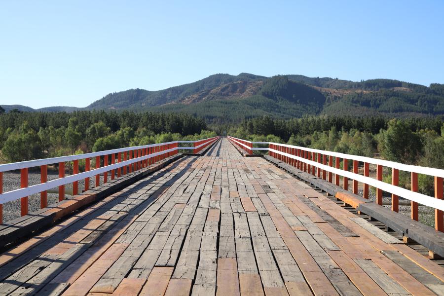Imagen de Ministra de las Culturas encabeza reapertura al uso peatonal del Puente Confluencia en Ñuble