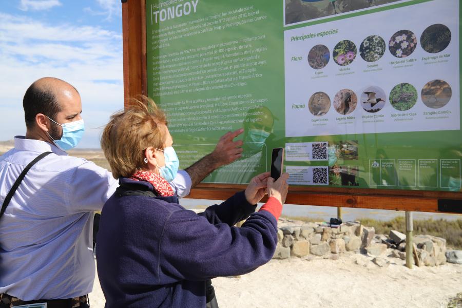 Imagen de Desde el Santuario de la Naturaleza Humedales de Tongoy Ministra de las Culturas anuncia medidas para la protección de estos Monumentos