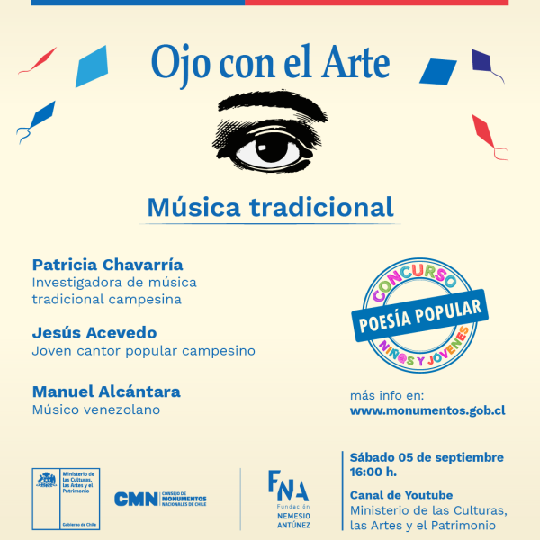 Imagen de Música tradicional chilena y latinoamericana serán las protagonistas de nuevo capítulo de “Ojo con el arte”