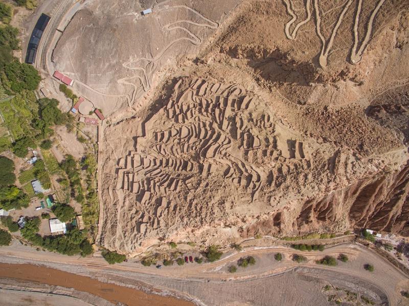 Imagen de Con éxito concluyen obras de emergencia para proteger el Pucará de Quitor: ahora tiene incluso una estación meteorológica